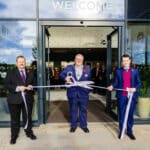 Theobalds opening ribbon cut