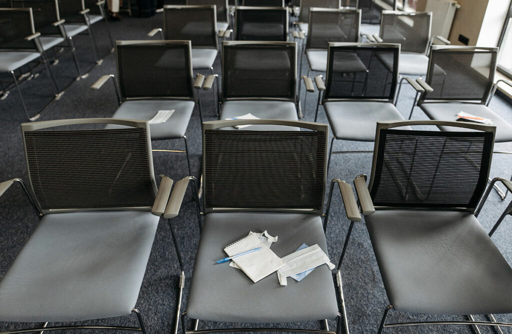 Chairs in a Conference Room